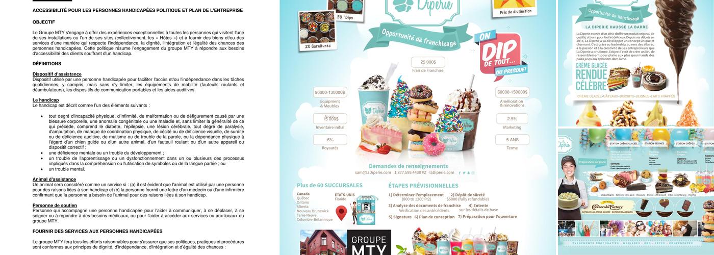 La Diperie Beaches Menu