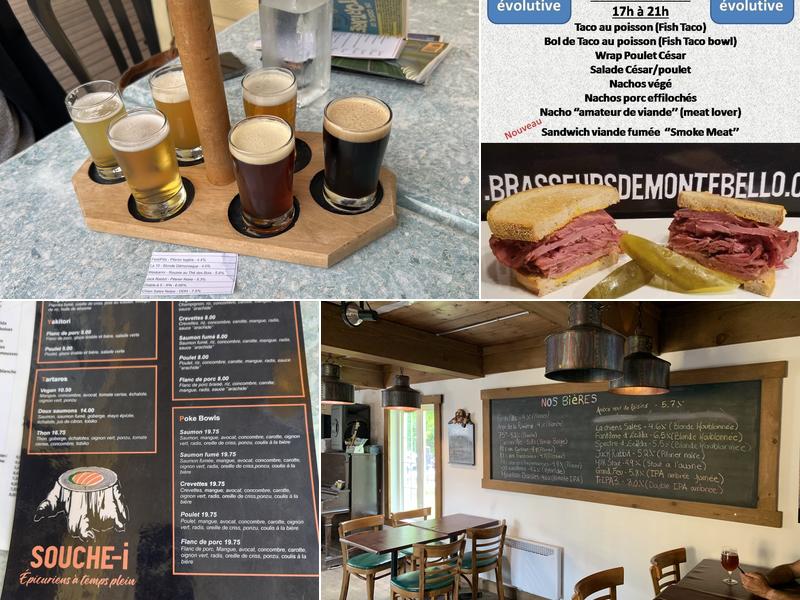 Les Brasseurs de Montebello - Pub Menu