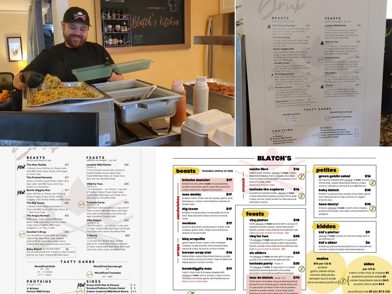 Blatch's Backyard BBQ Menu