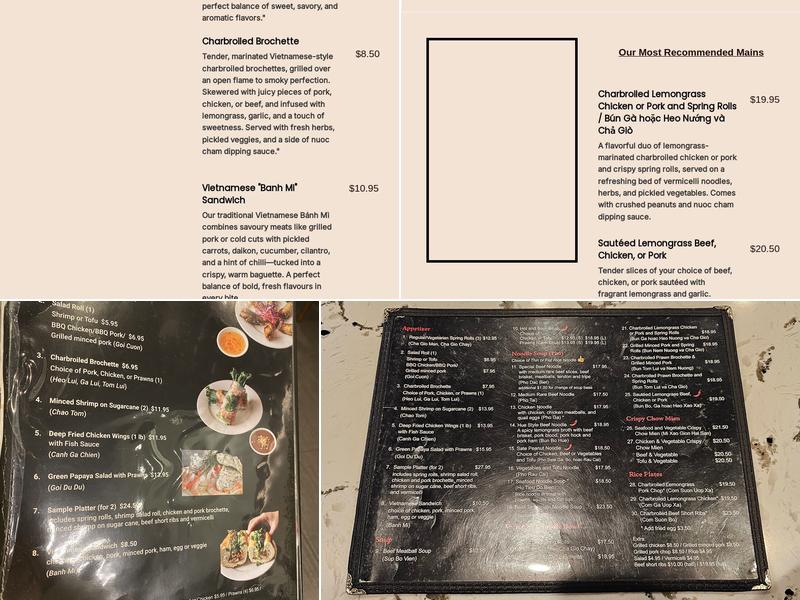 Pho 37 Menu