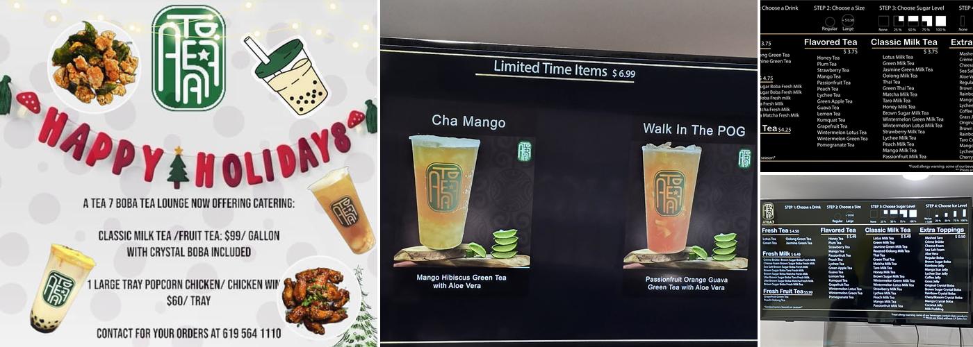A TEA 7 Menu