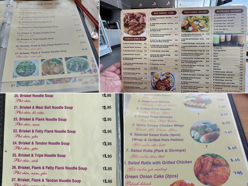 Spring Roll Kitchen Menu