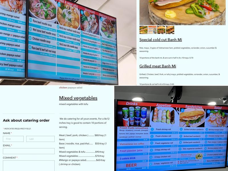 Ginger Restaurant Menu