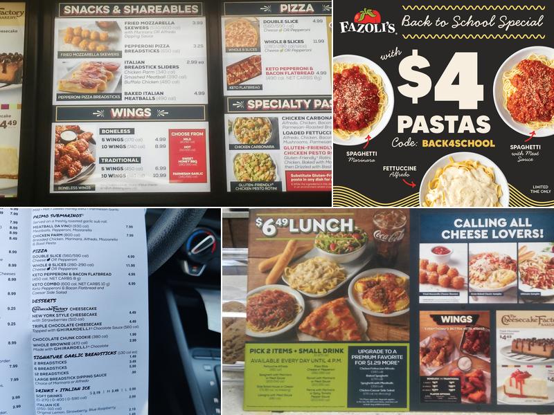 Fazoli's Menu
