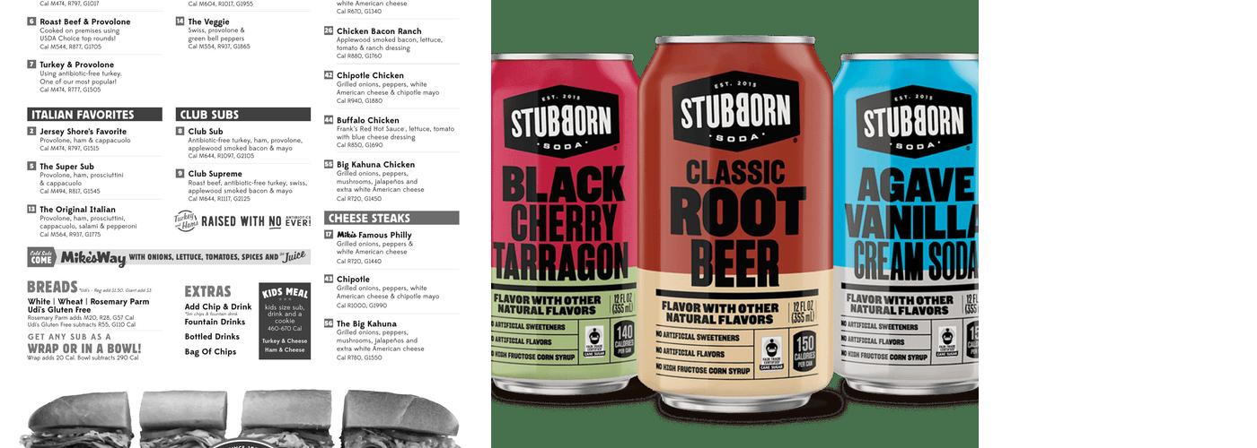 Jersey Mike's Subs Menu