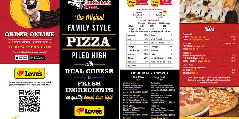 Godfather's Pizza Express Menu