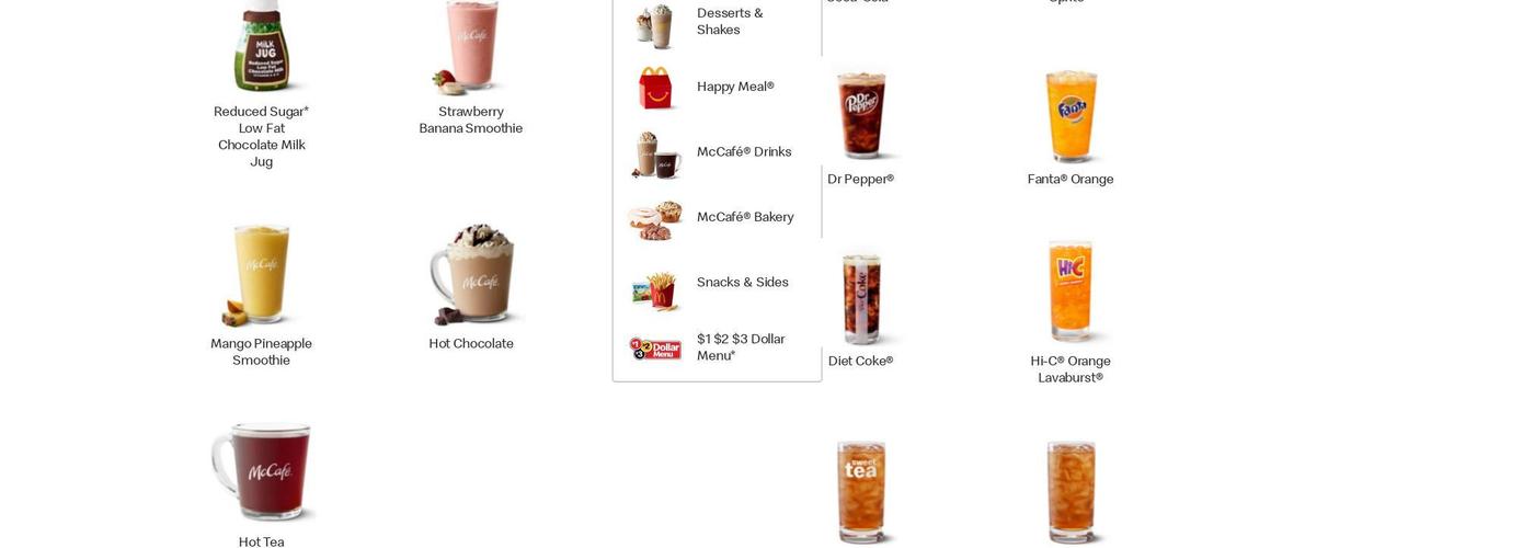 McDonald's Menu