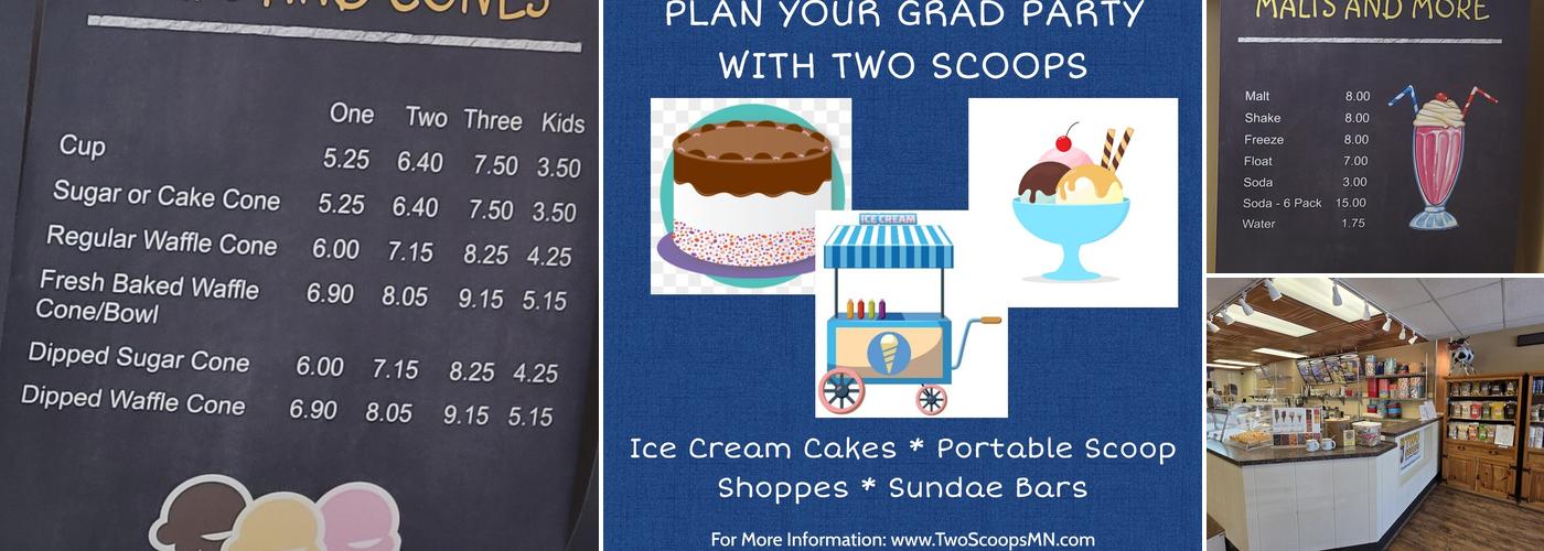 Two Scoops Menu