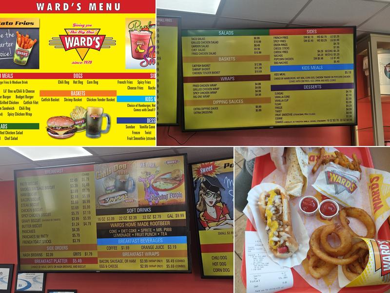 Ward's Menu