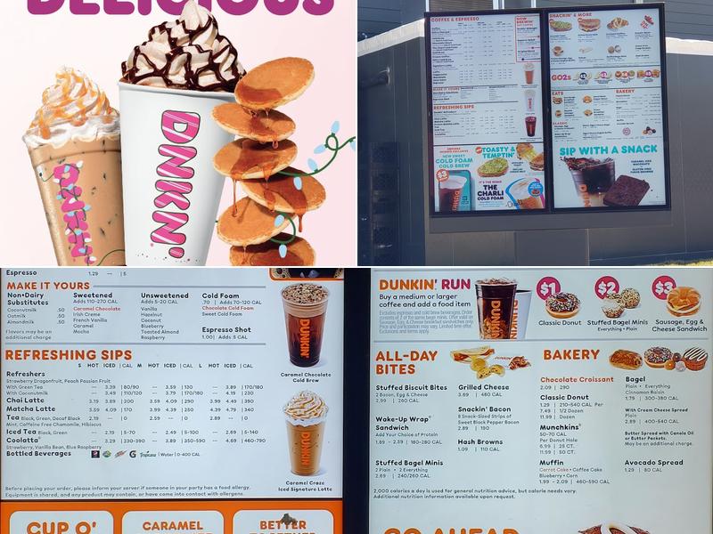 Dunkin' Menu