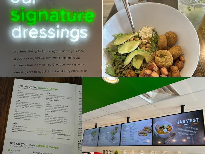 The Chopped Leaf Menu