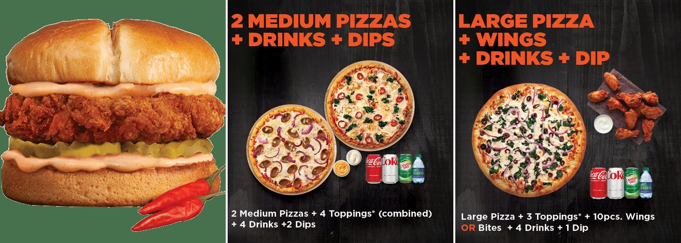 Pizza Pizza Menu