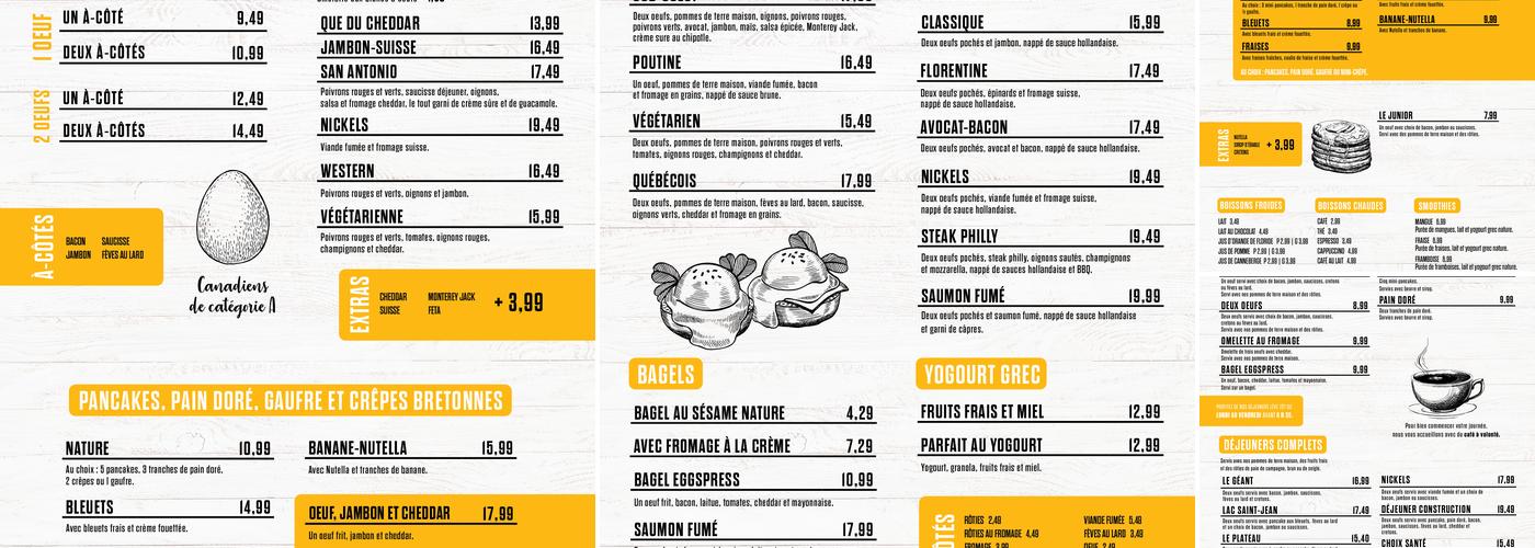 Nickels Deli - Rockland Menu