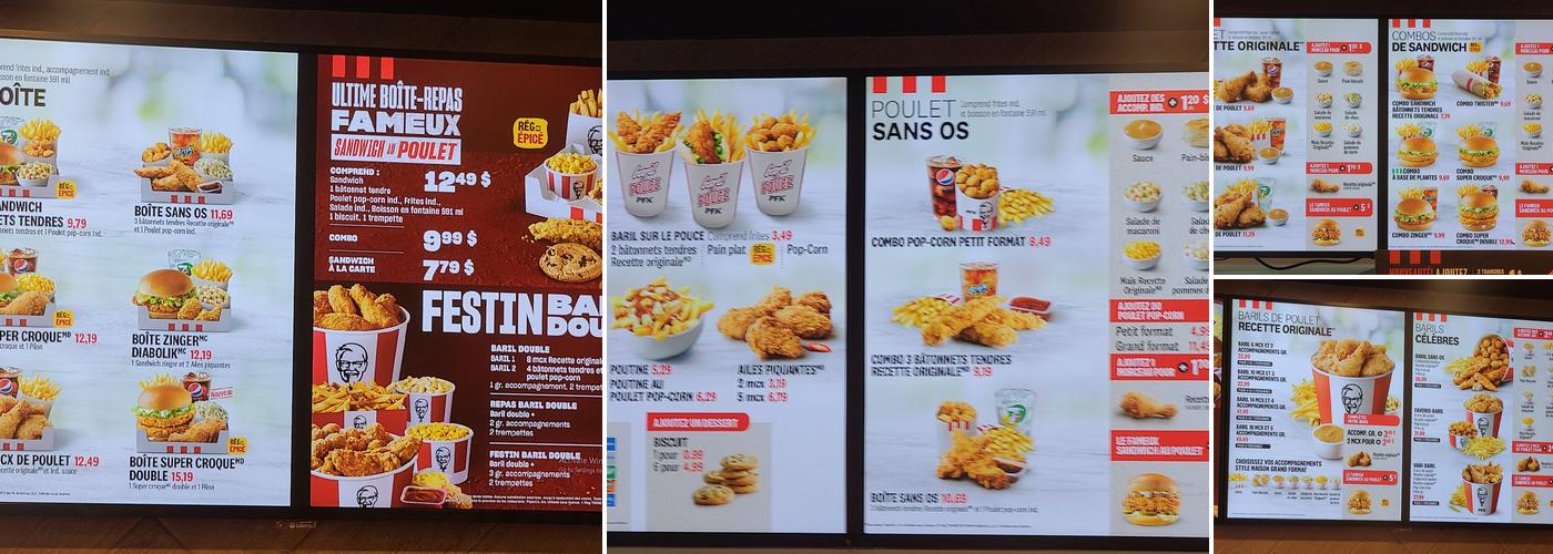 PFK Menu