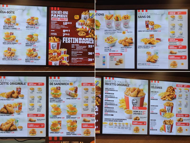 PFK Menu