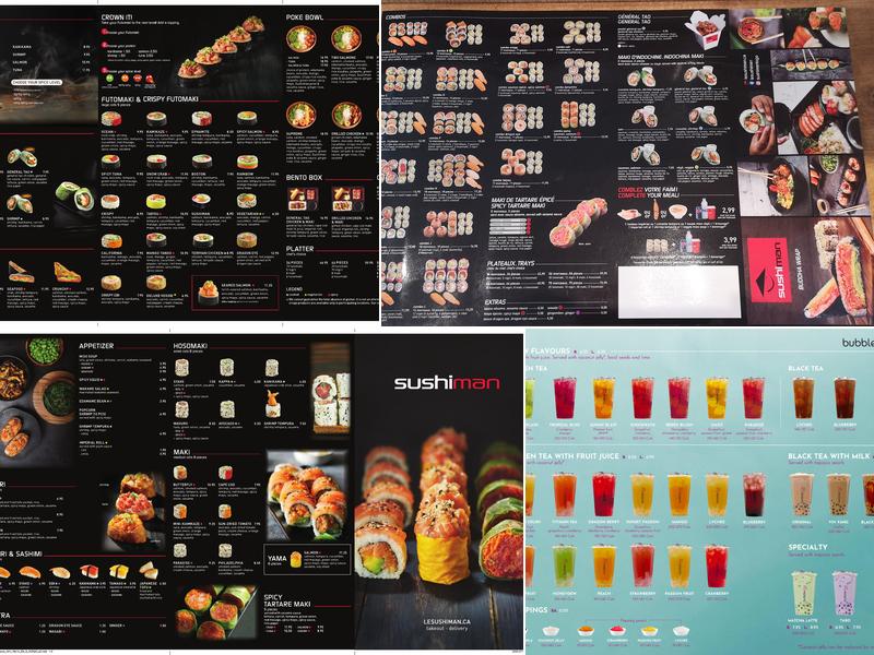 Sushiman Menu