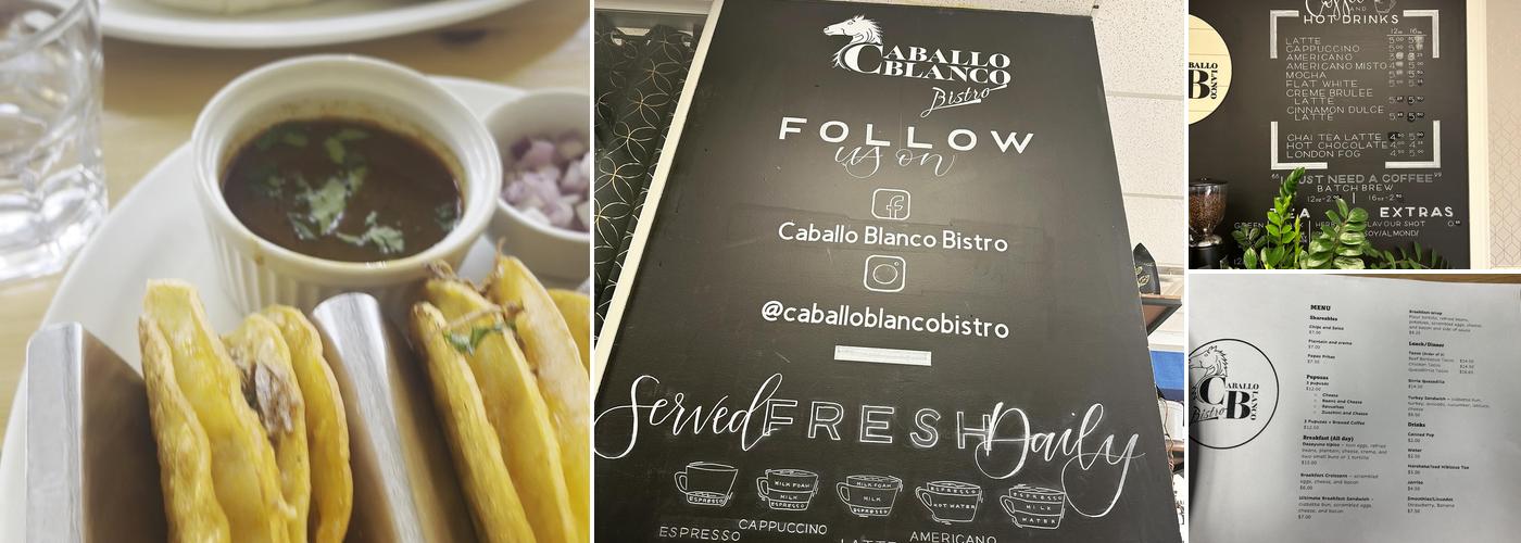 Caballo Blanco Bistro Menu