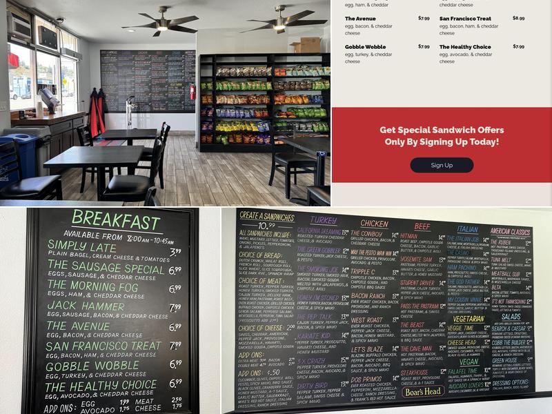 Two Cousins Deli Menu