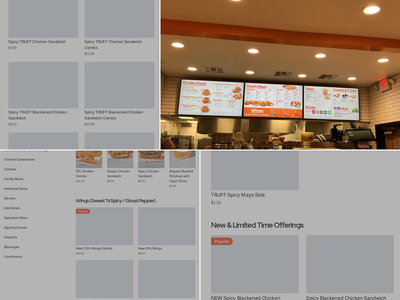 Popeyes Louisiana Kitchen Menu