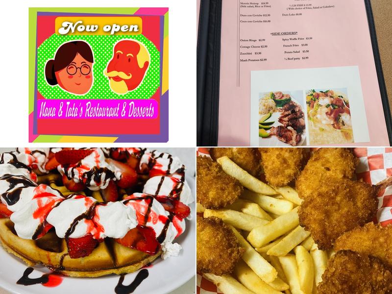 Nana and Tata's Restaurant and Desserts Menu