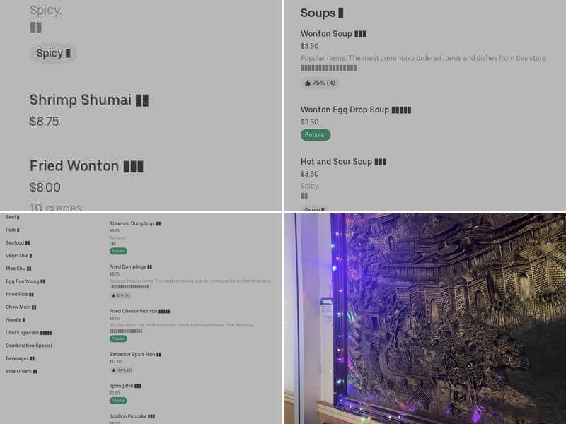 King Wok Chinese Restaurant Menu