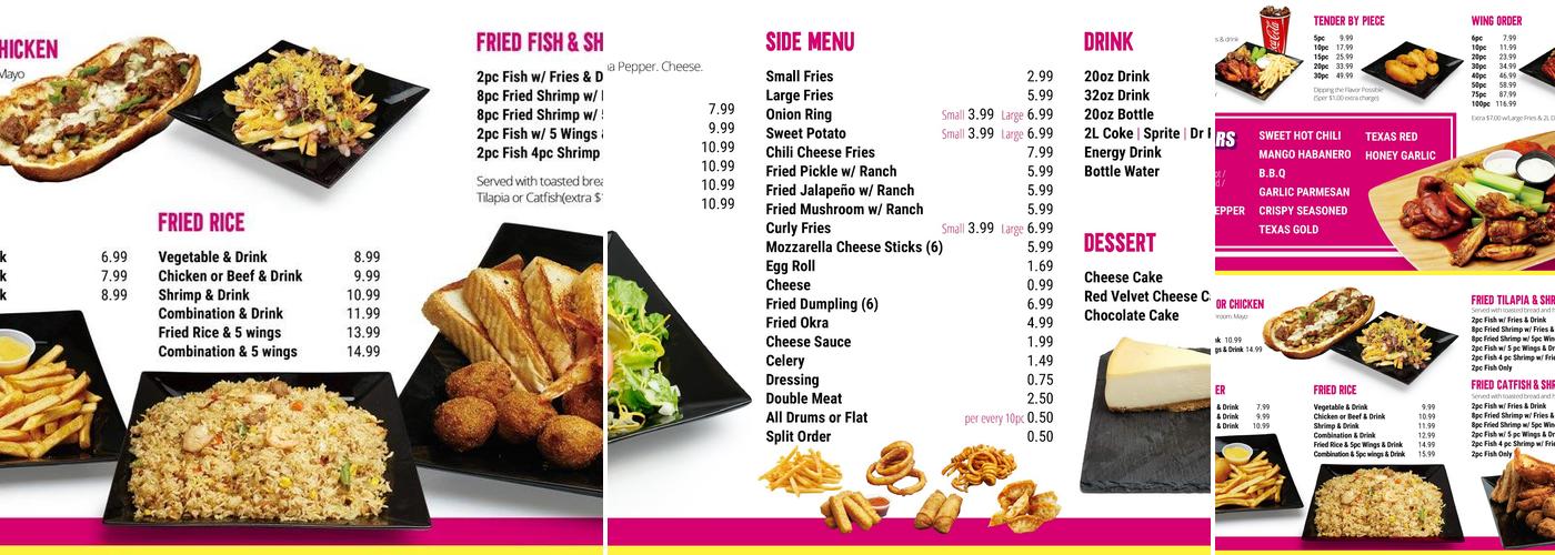 Wing Dash Menu