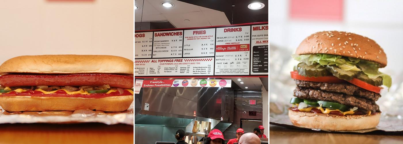 Five Guys Menu