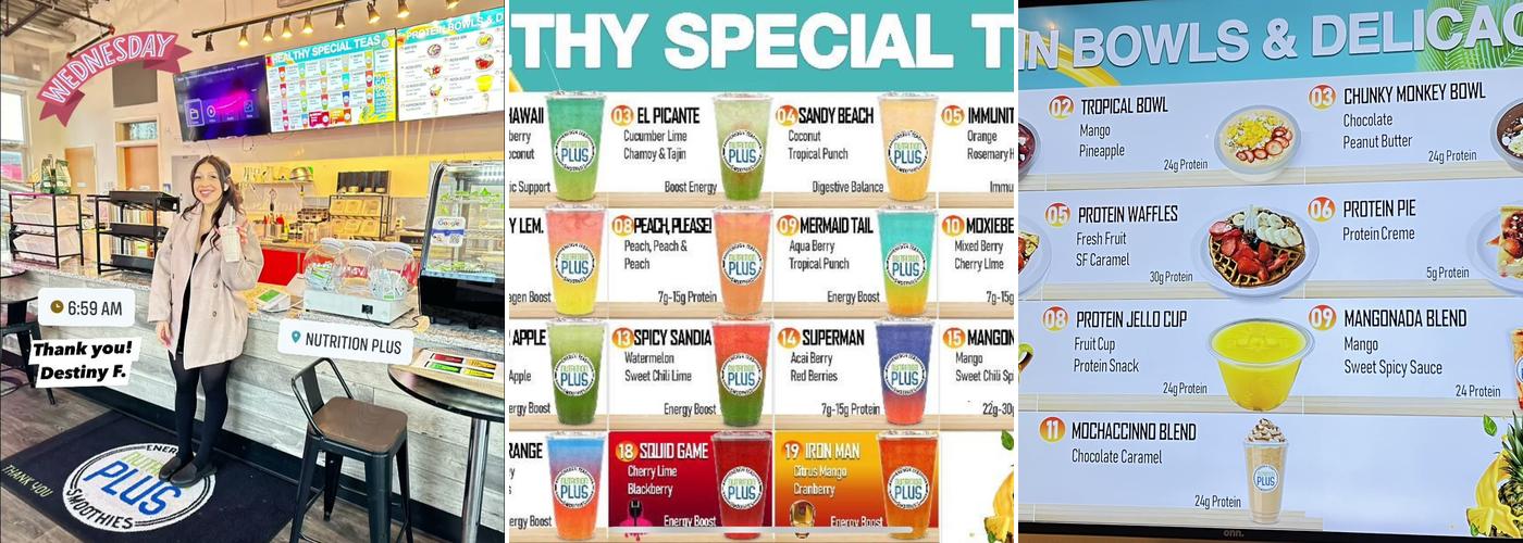 Nutrition Plus Menu