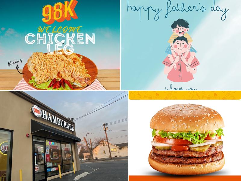 98k - Hamburger & Fried Chicken