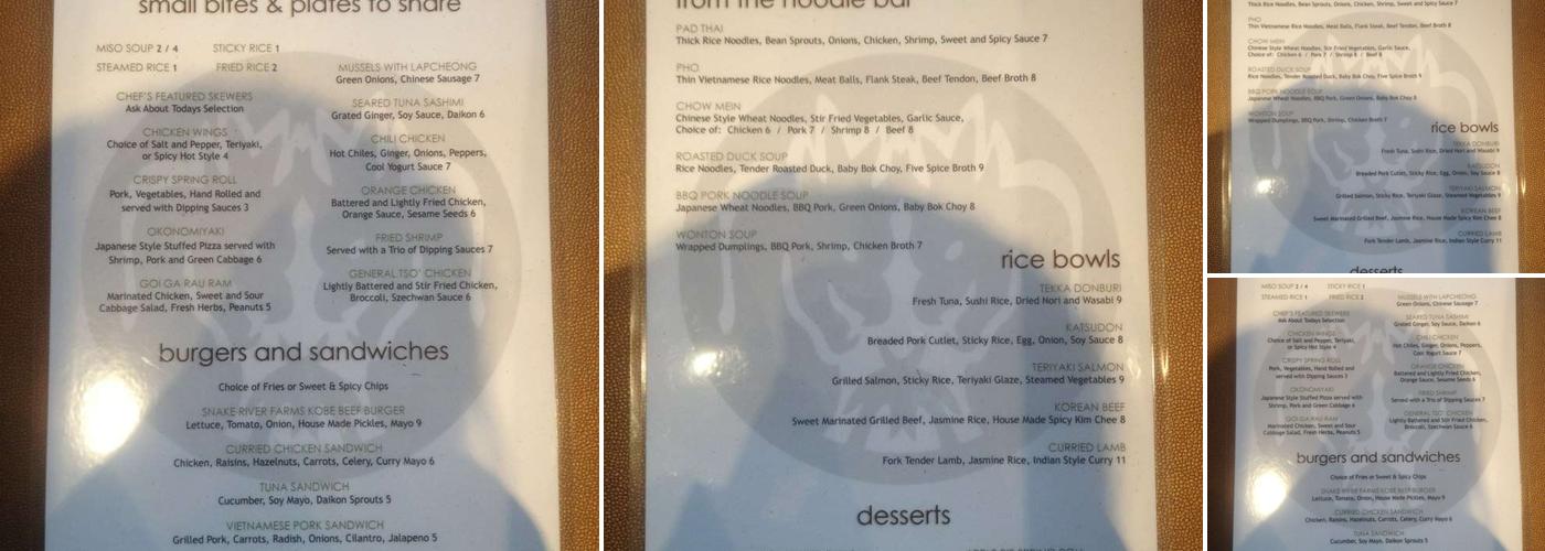 New Phoenix Twin Dragons Restaurant Menu