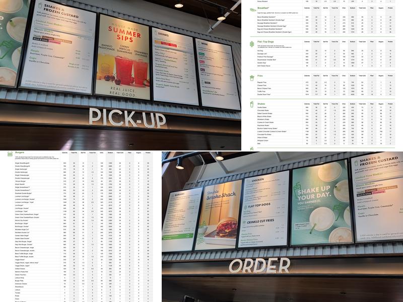 Shake Shack Castle Rock Menu