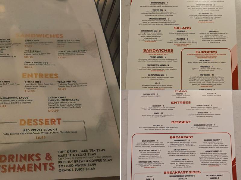Wild Grill Menu