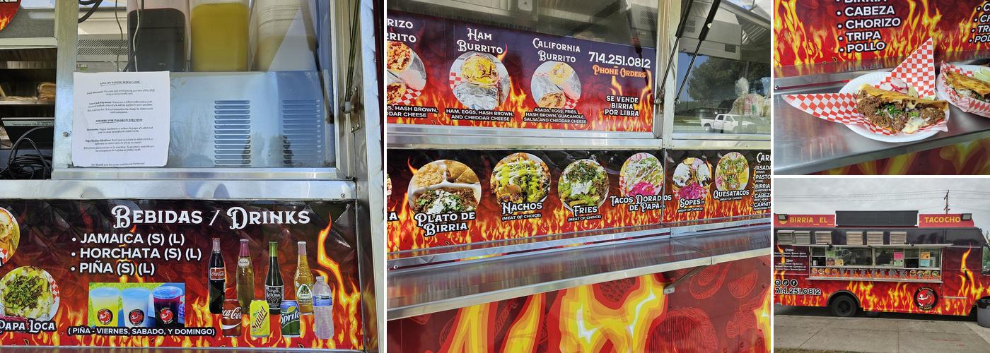 Birria El Tacocho Menu