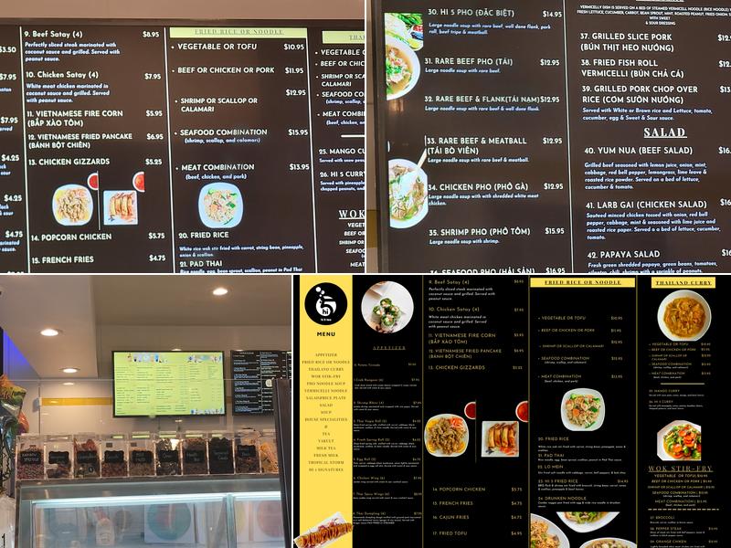 Hi 5 Tea - Sugar Cane Boba Tea Menu