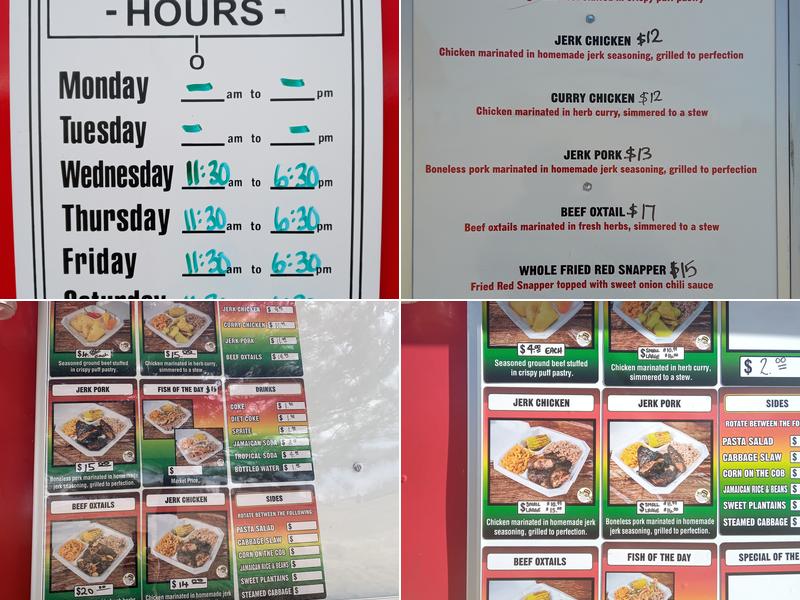 Just Kool Menu