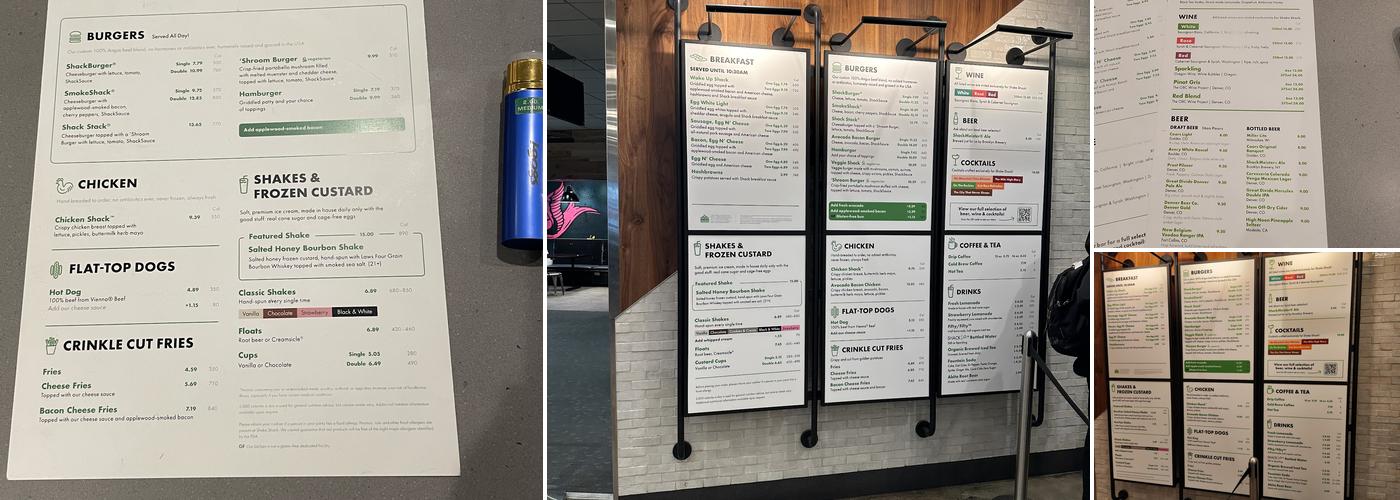 Shake Shack Menu