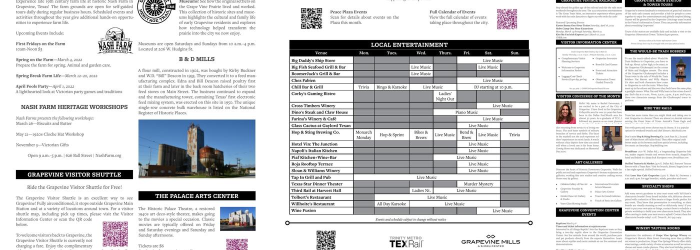 Palace Ticket Line Menu