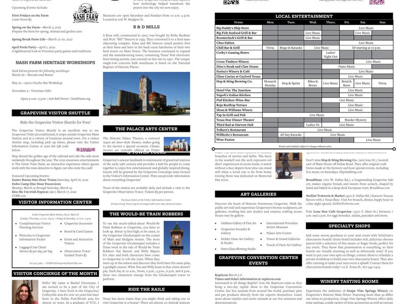 Palace Ticket Line Menu