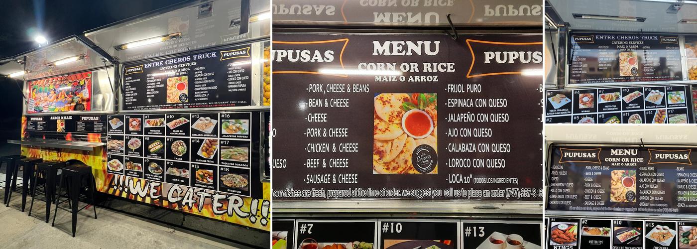 Entre Cheros 503 Menu