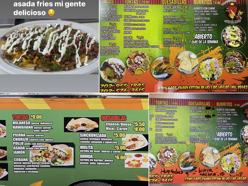 Taqueria Reyes del Sabor Menu