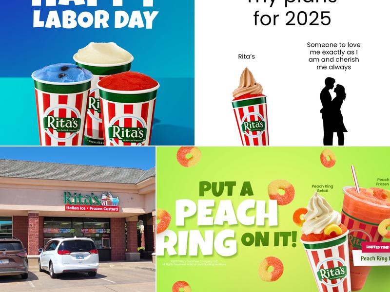 Rita's Italian Ice & Frozen Custard 1333 N Santa Fe Ave Unit 111, Edmond