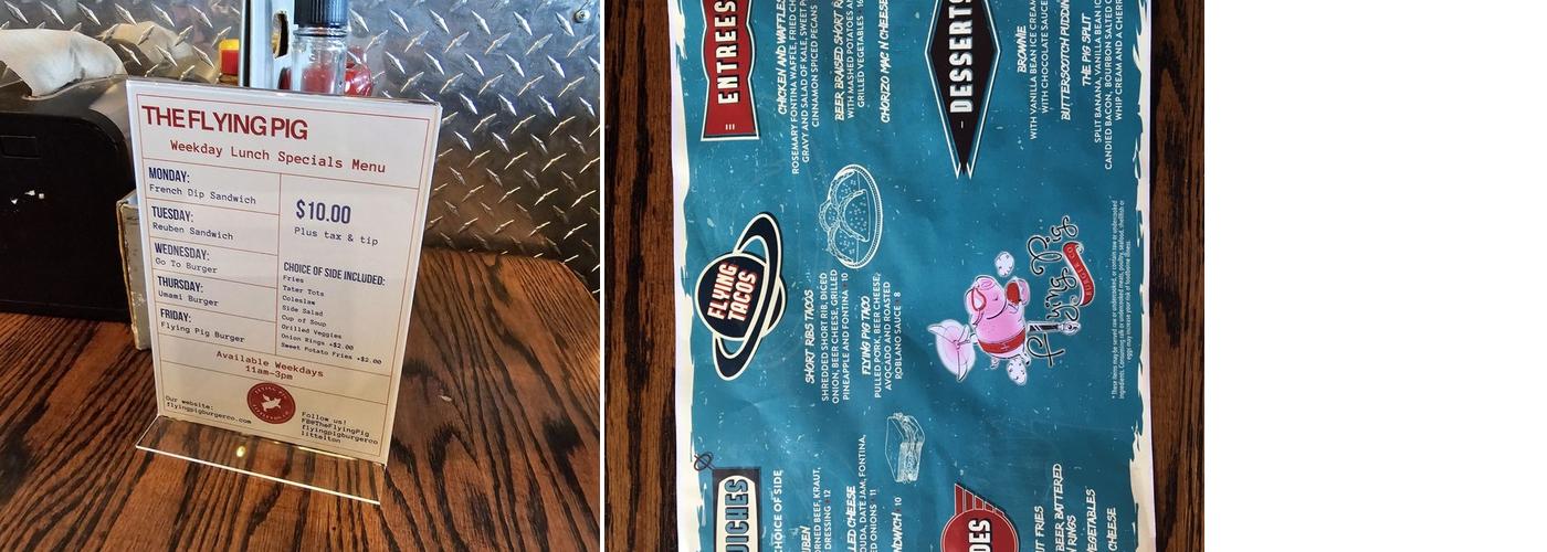 Mac N Wings Menu