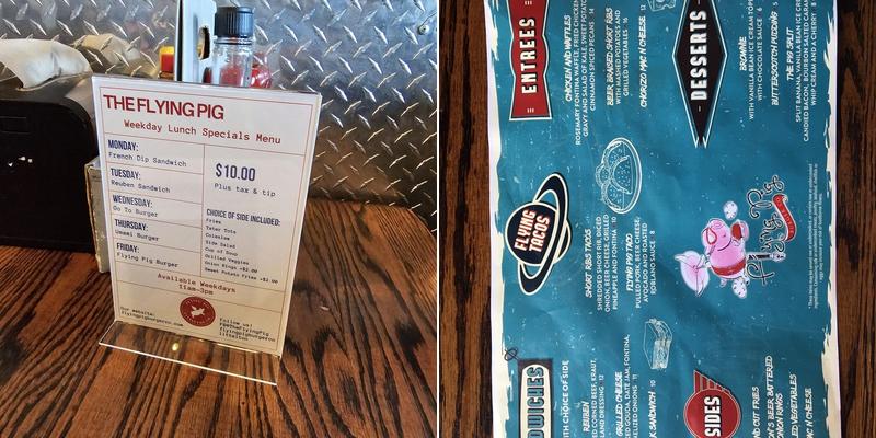 Mac N Wings Menu