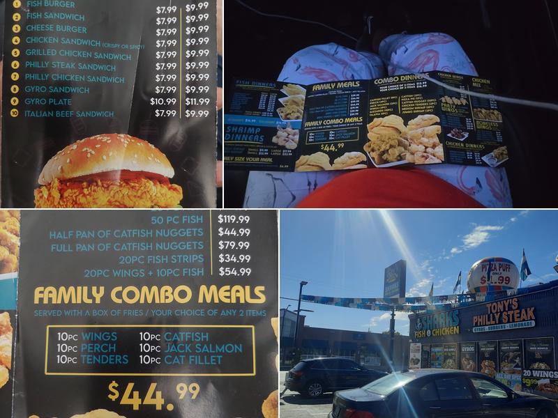 Sharks Fish & Chicken Menu