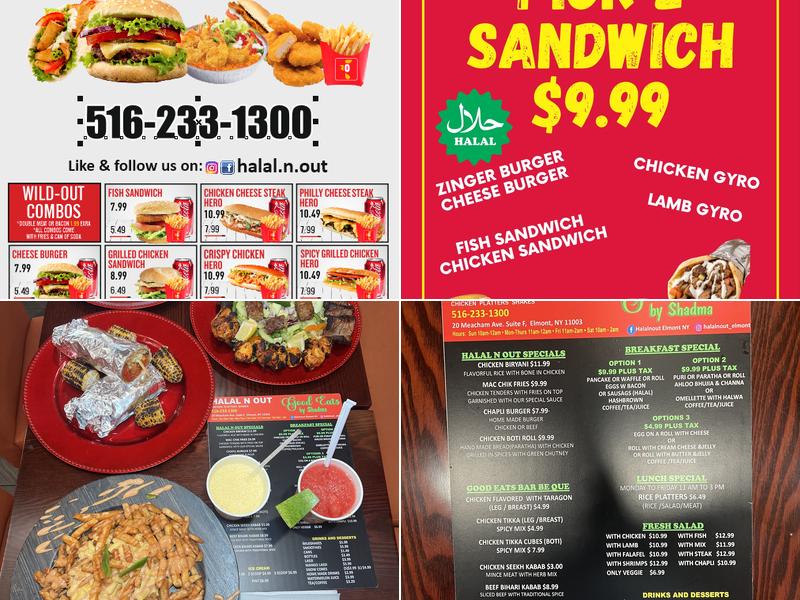 Halal-N-Out Menu