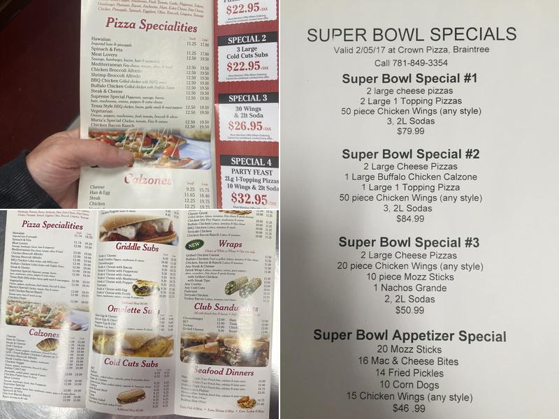 Pizza Maria Bar and Grill Menu