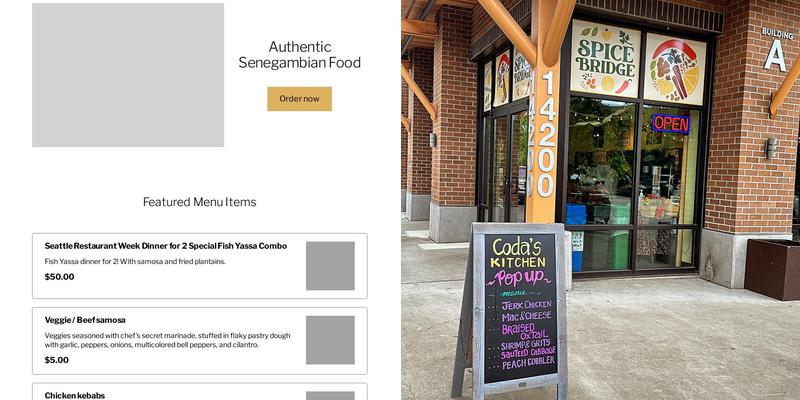 Afella Jollof Catering Menu