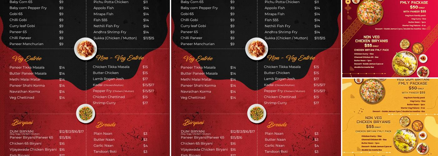 Biryani Express Menu