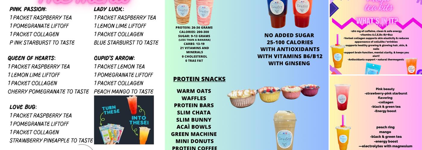 Evolve Nutrition Menu