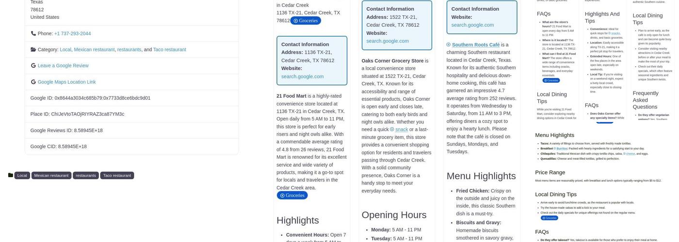 Mexitacos Doña Ofe “Food Truck” Menu